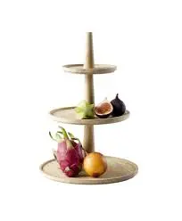 Expositor Buffet Madera Valo 2 Alturas 30X42Cm.