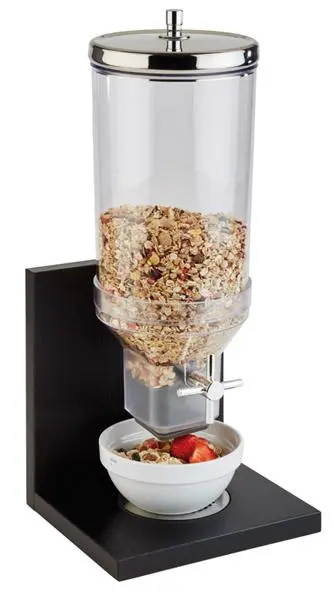 Dispensador cereales Bridge negro 4,5 l
