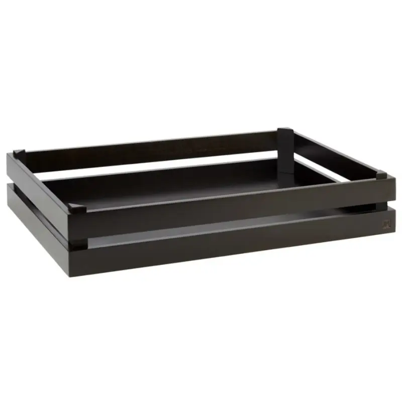 Caja madera GN negra 1/1 100