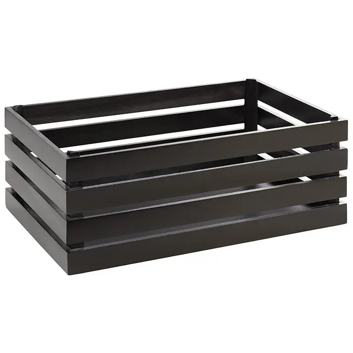 Caja Madera Superbox Negra 35X29X20 Cm.