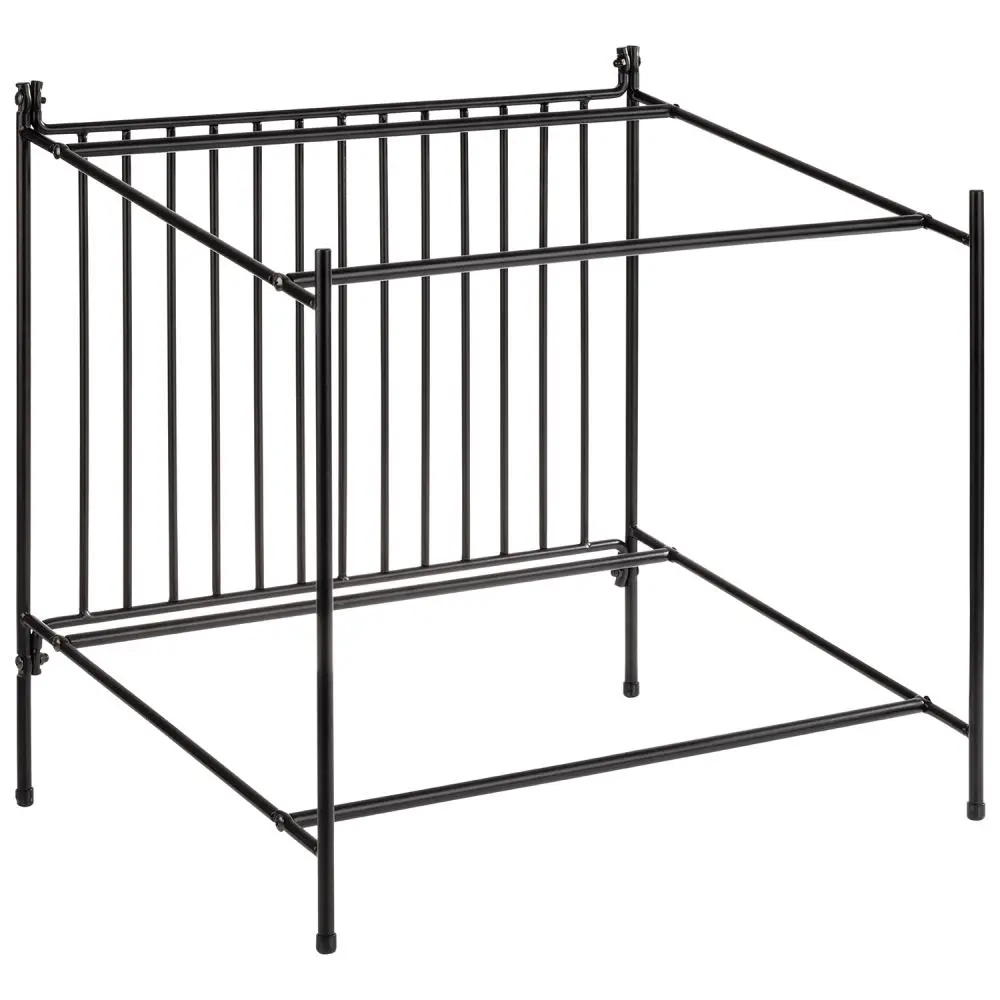 Soporte buffet metálico negro 49x38,5x48 cm