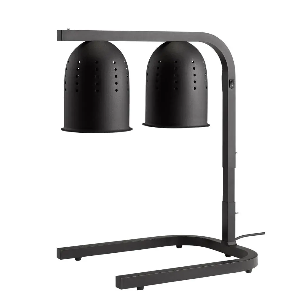 Lámpara buffet infrarrojos doble negra 500 W