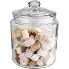 Tarro Classic Cristal Con Tapa 11,5X16 Cm.