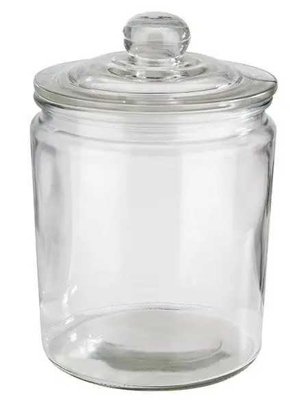 Tarro Classic Cristal Con Tapa 14X21,5 Cm.