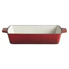 Fuente Fundicion Roja 33X24X6,5 Cm.