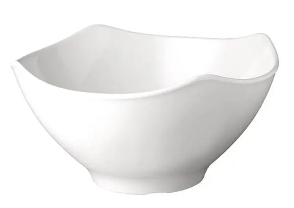 Ensaladera global melamina blanca 32x32x16,5 cm