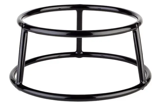 Pedestal buffet Multi Round metálico negro 15,5/18x10 cm