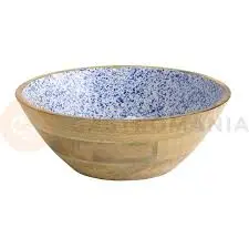 ZZ26 Ensaladera Mango Madera Azul 30X10,5 Cm.