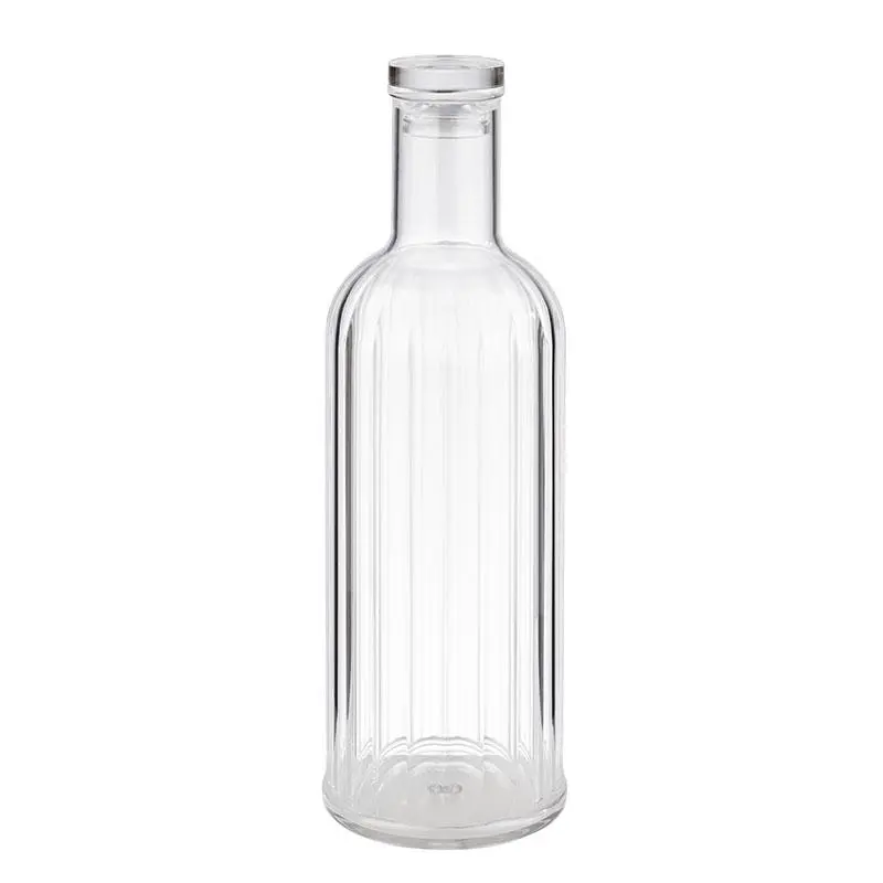 Botella Stripes Ms. plástico verde 1 l