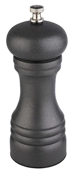 Molinillo pimienta de acero inoxidable Gunmetal 15,5x6 cm