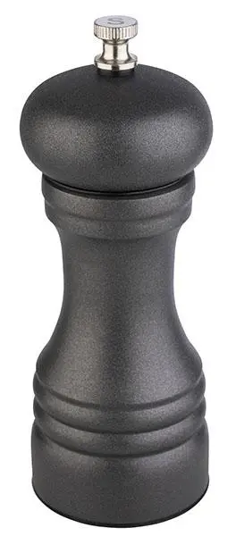 Molinillo sal de acero inoxidable Gunmetal 15,5x6 cm
