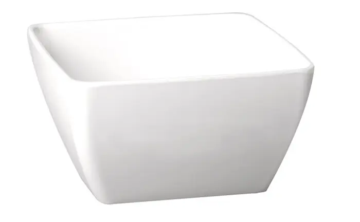 Ensaladera Pure Melamina Blanca 25X25 Cm.