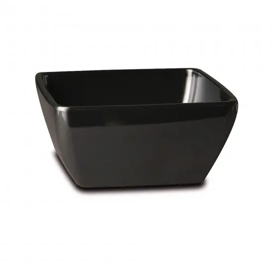 Ensaladera Pure melamina negra 19x19x9 cm 1,5 l