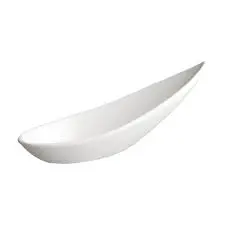 Cuchara Degustacion Melamina Friendly Blanca 11,5X4,5X4 Cm.