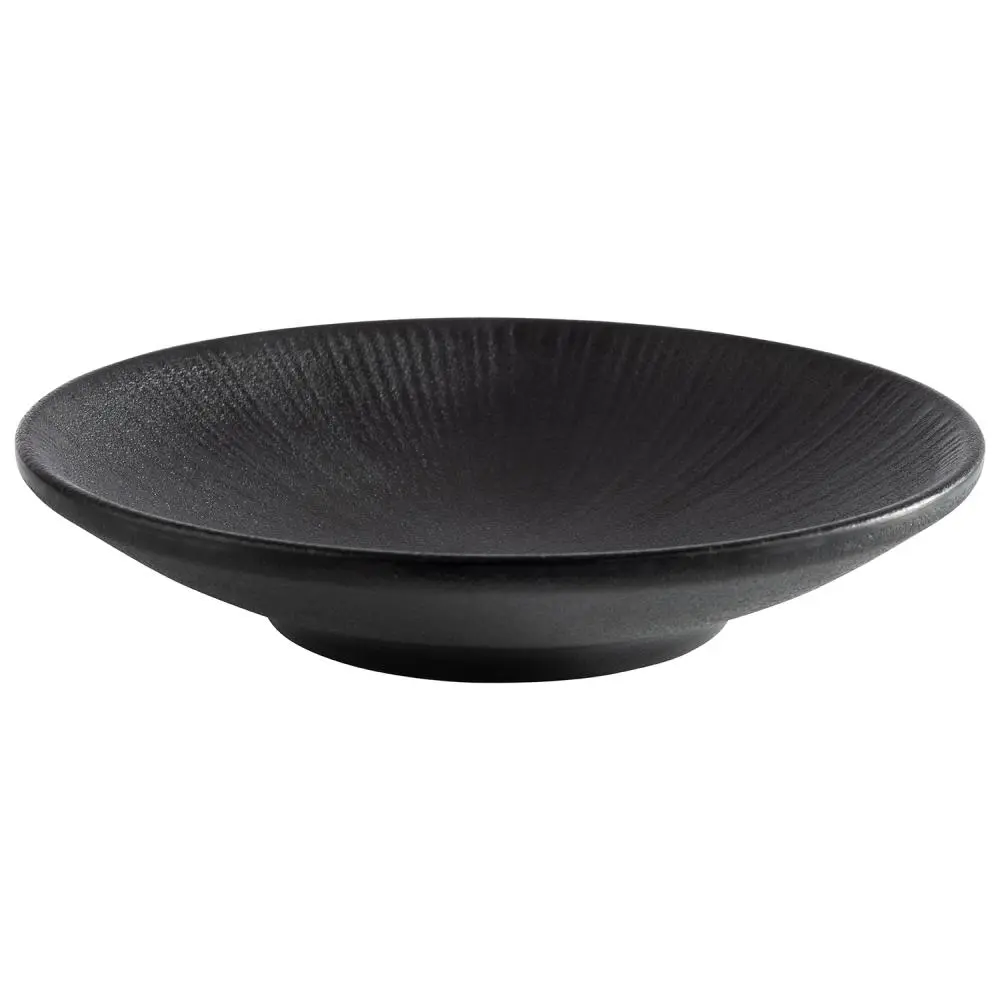 Plato Nero melamina 15x3 cm