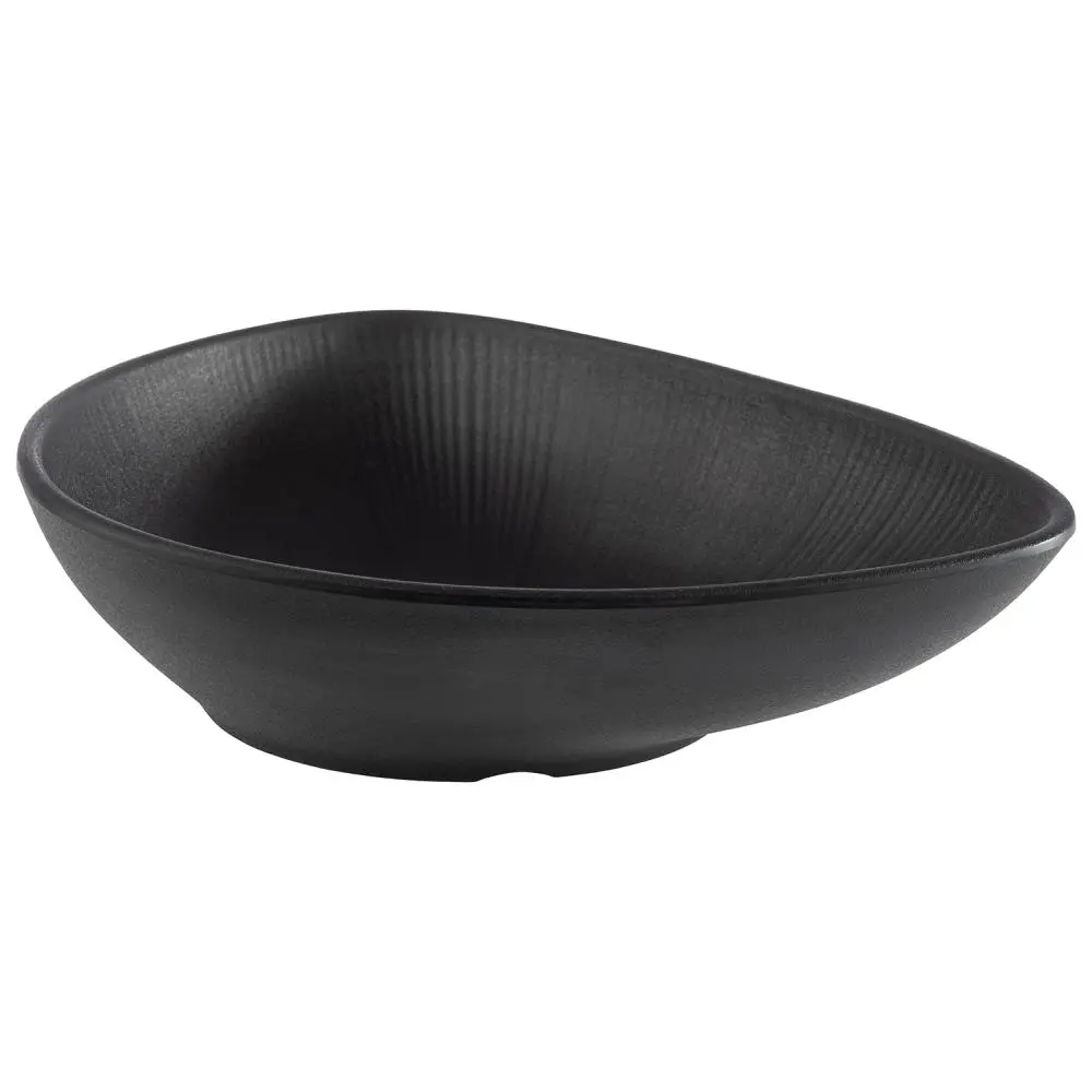 Ensaladera Nero Melamina 23X18X5 Cm.