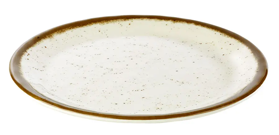 Plato llano melamina Stone Art 25 cm