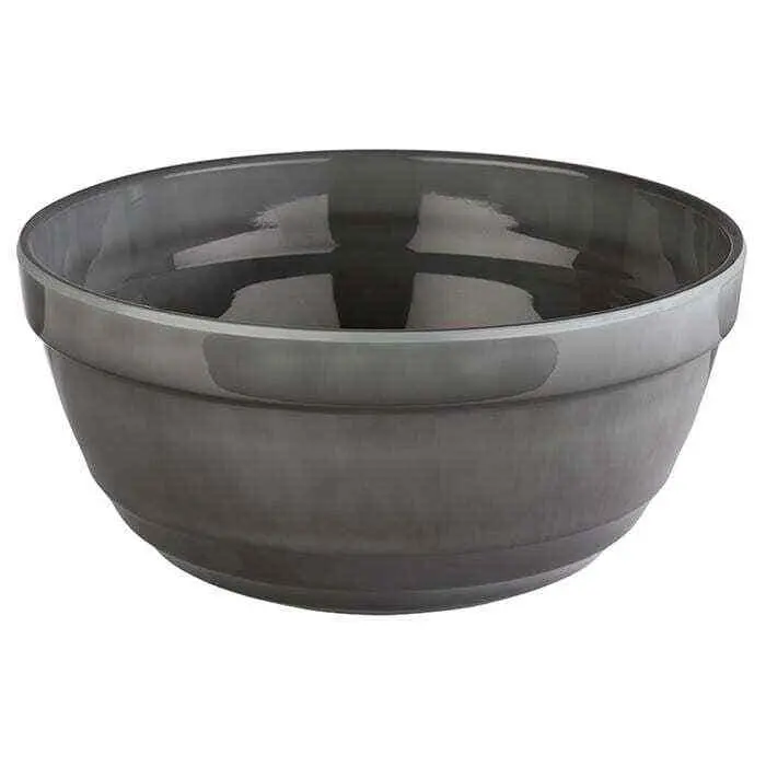 Ensaladera Emma melamina gris 23 cm