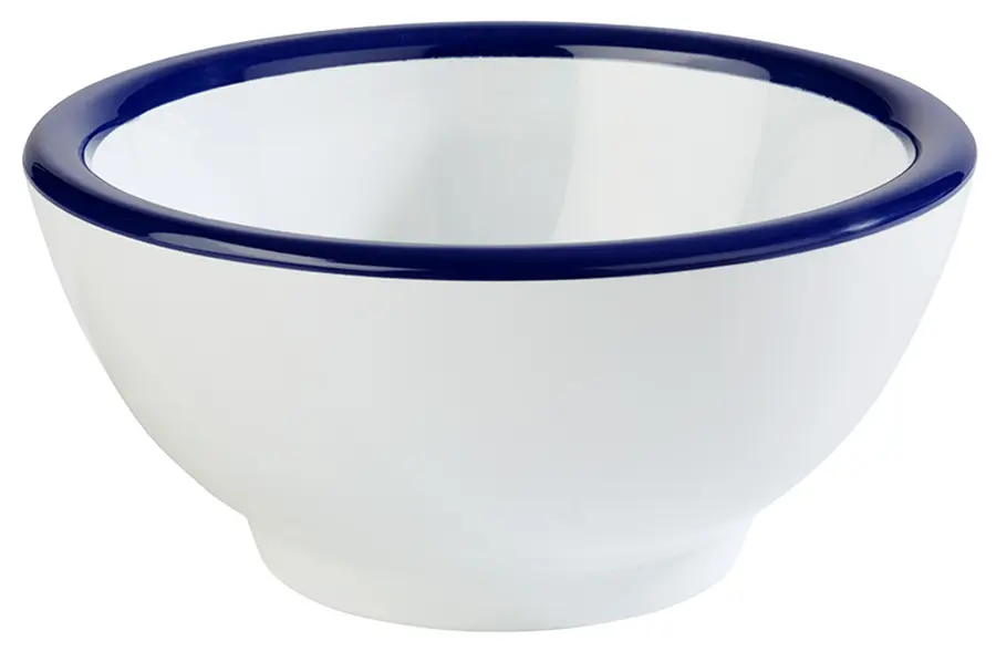 Bol Enamel Look Melamina Filo Azul 13X6,5 Cm.