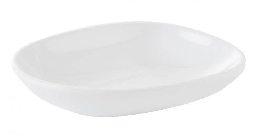 Bol degustación mini melamina blanca 10,5x8,5x2 cm