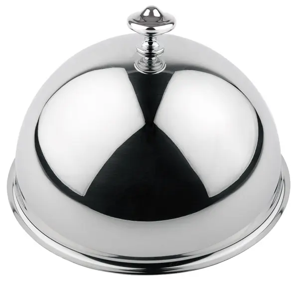 Campana cubreplatos de acero inoxidable 29,5 cm