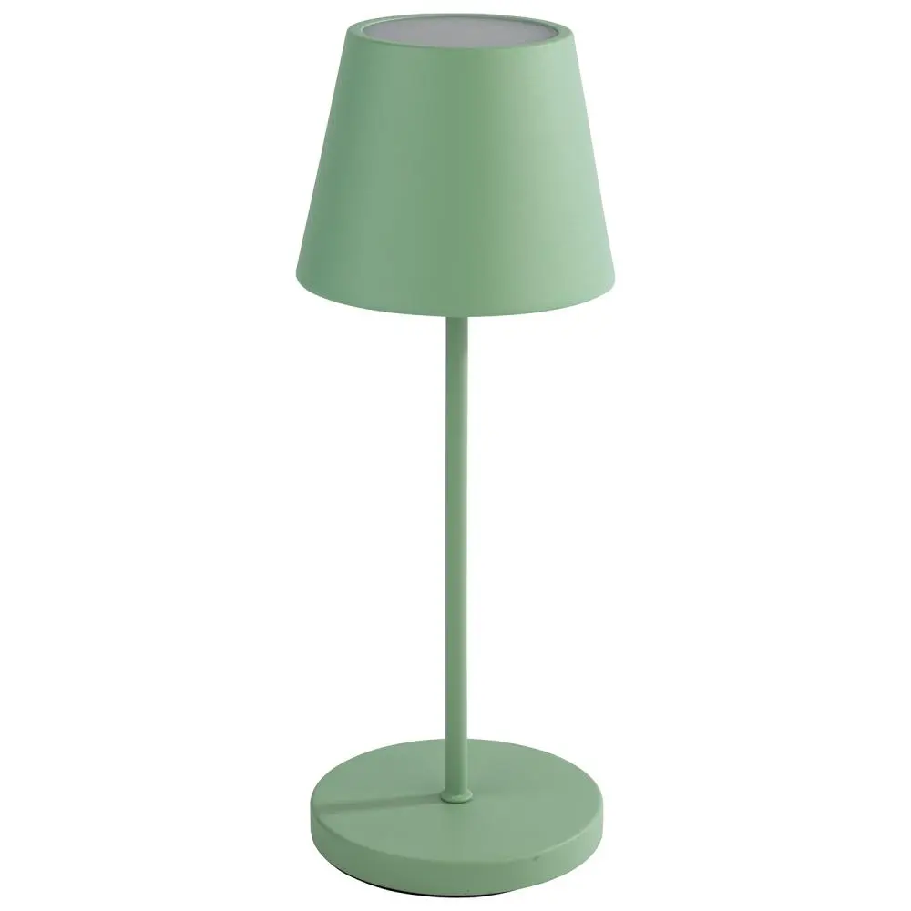 Lámpara LED Merle verde 11x30,5 cm