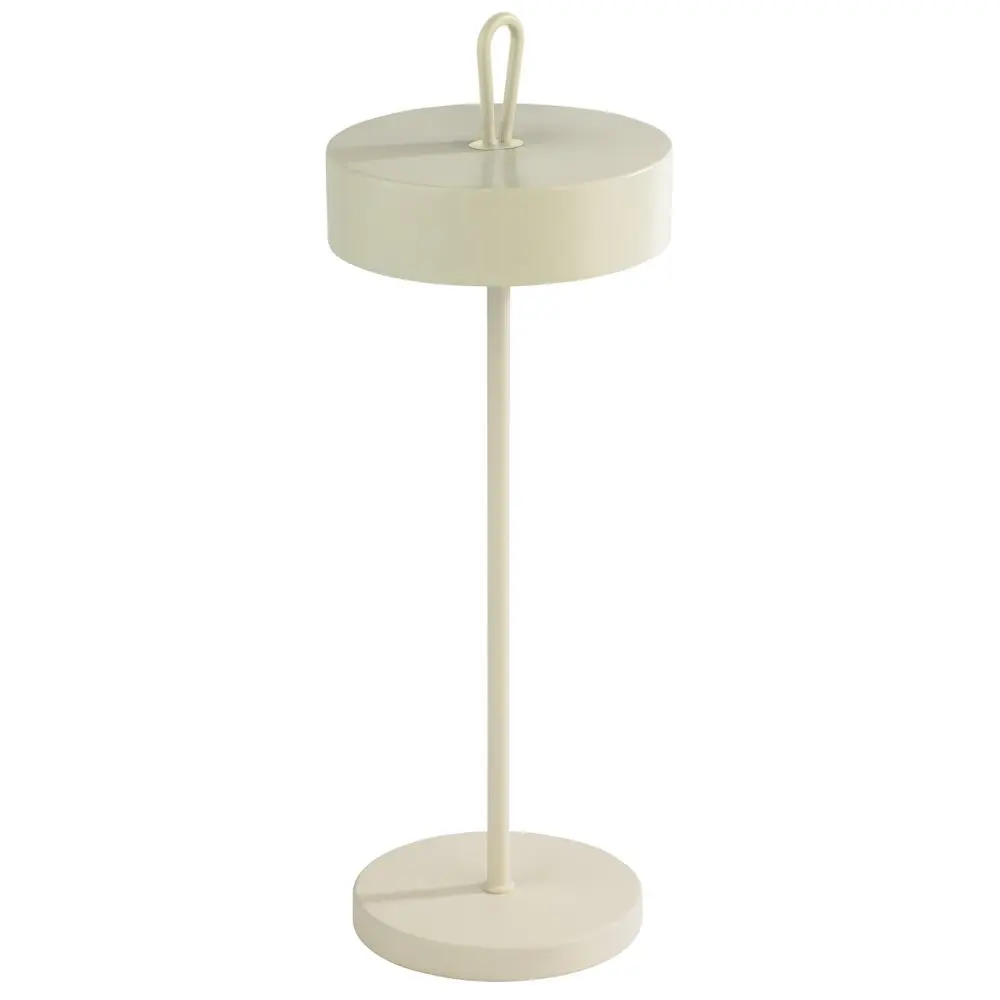 Lámpara LED Cleo blanco crema 11x30,5 cm