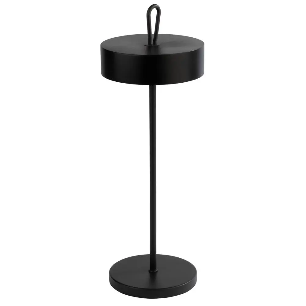 Lámpara LED Cleo negra 11x30,5 cm