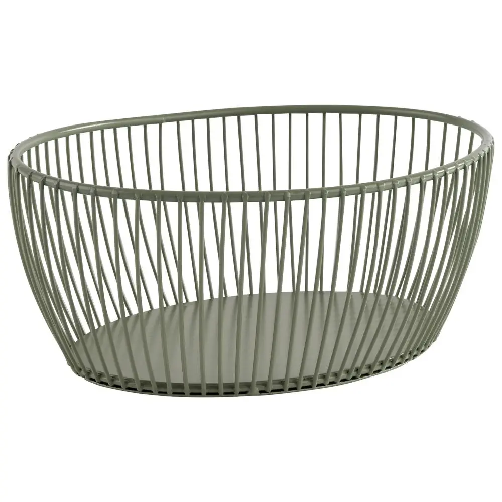 Cesta metálica Svart verde 20x15 cm
