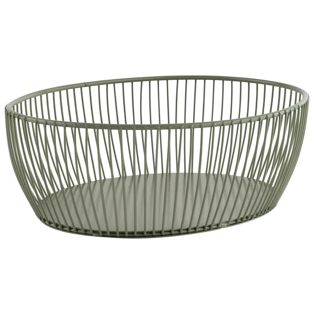 Cesta metálica Svart verde 24,5x19 cm