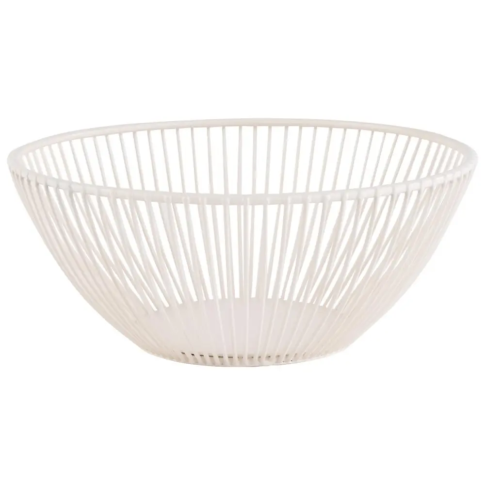 Cesta metálica Svart blanca 20x8 cm