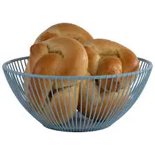 Cesta Metalica Svart Azul 20X8 Cm.
