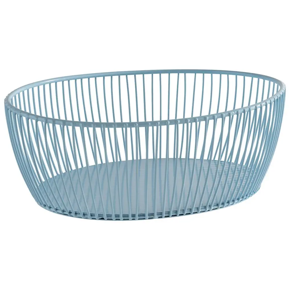 Cesta metálica Svart azul 24x19 cm