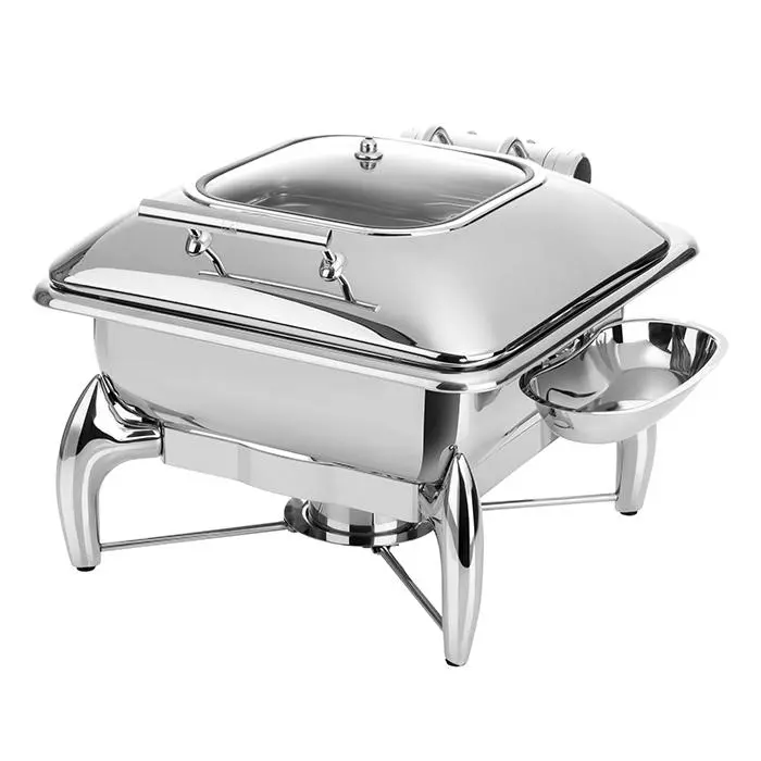 Chafing dish Globe tapa de cristal GN 2/3
