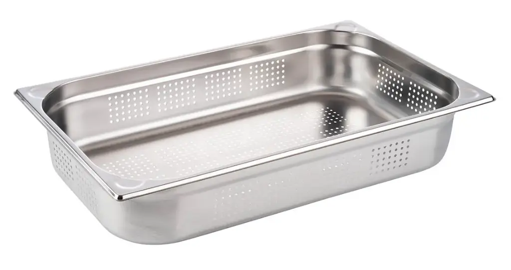 Cubeta Gn. Perforada Inox. 1/1 100