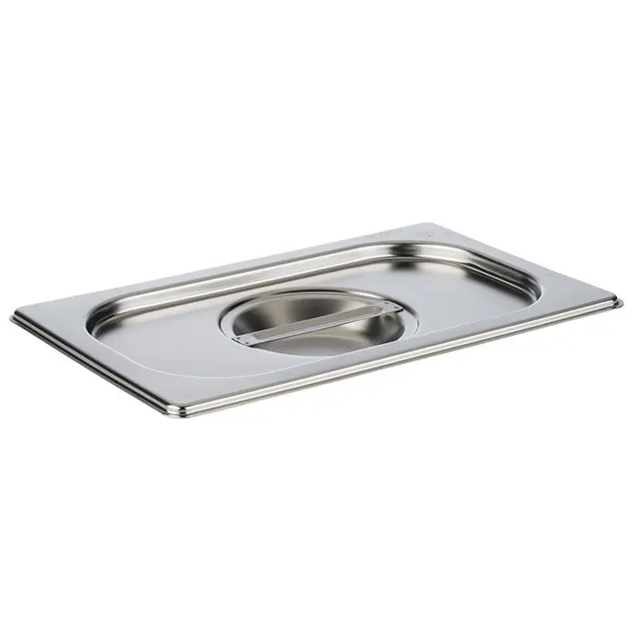Tapa GN de acero inoxidable 1/4
