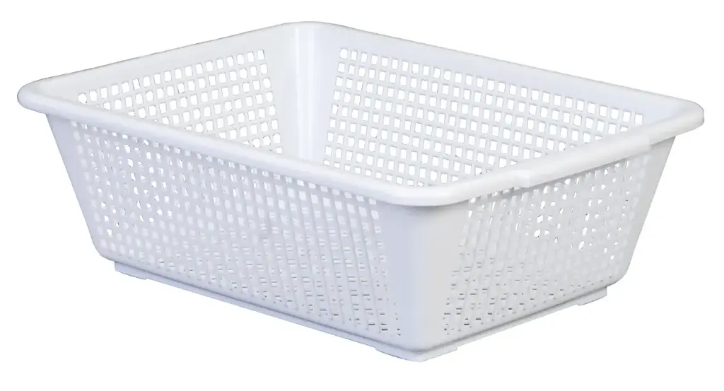 Cesta Escurridora Rectangular Blanca 400X298X130 Mm.