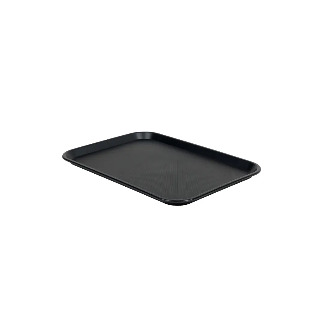 Bandeja fast food negra 350x270x20 mm
