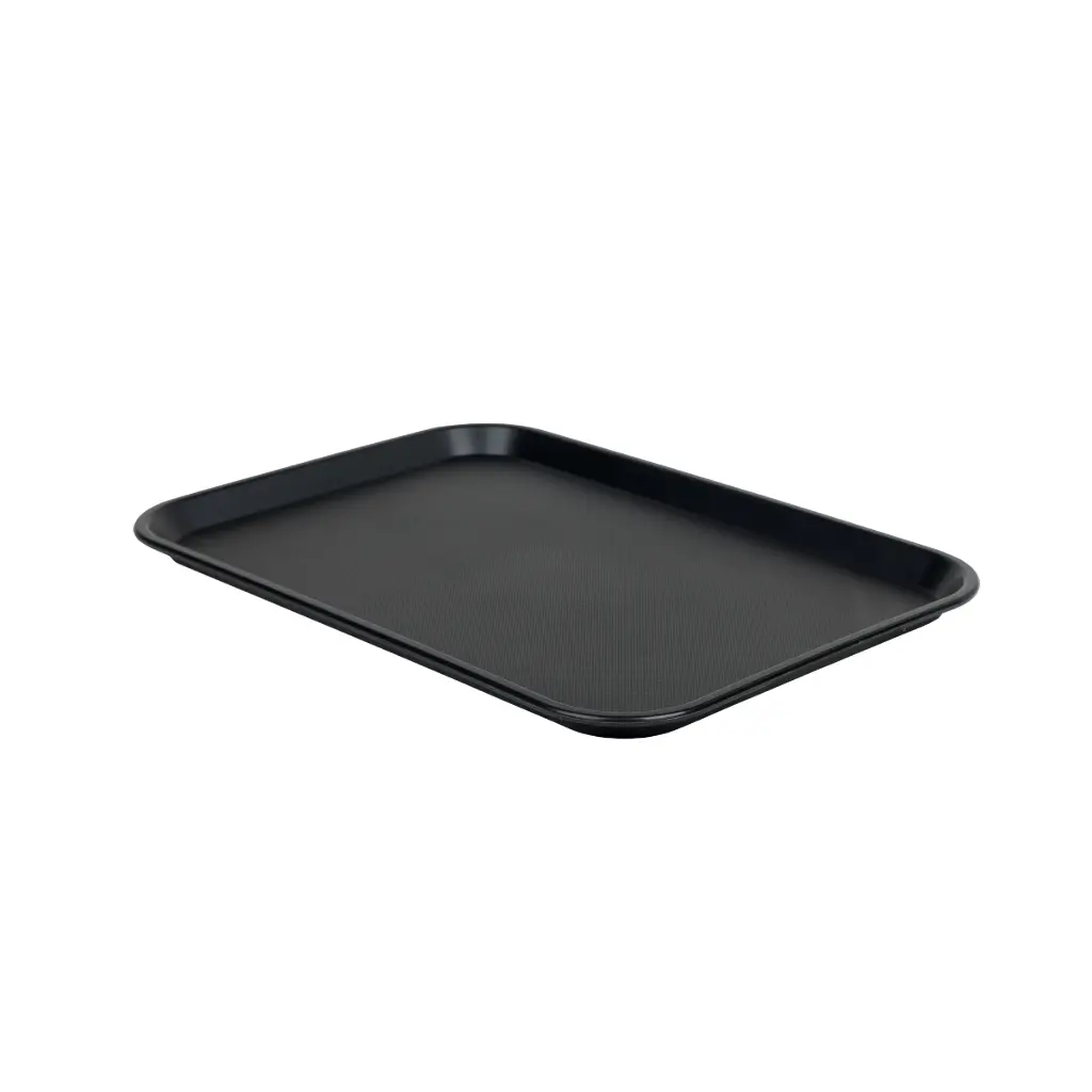 Bandeja fast food negra 458x355x25 mm