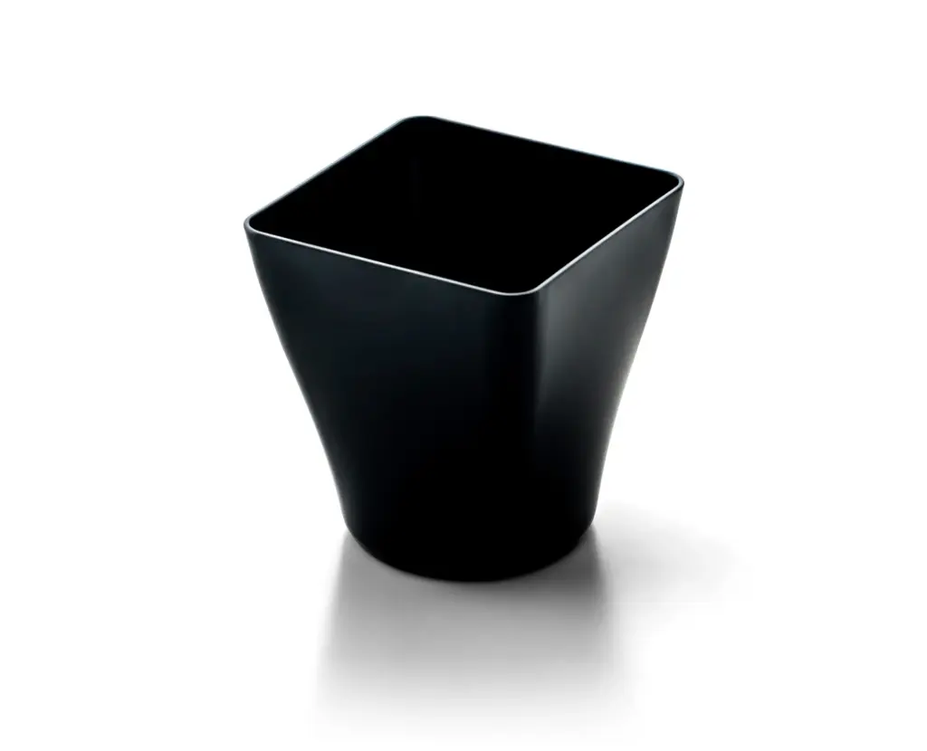 Bol degustación PS 12 unidades. negro 51x51x55 mm 9 cl