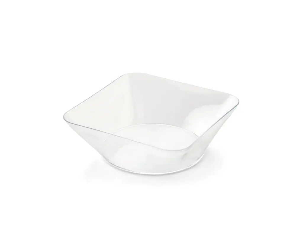 Bol degustación PS 25 unidades. transparente 70x70x23 mm 7 cl