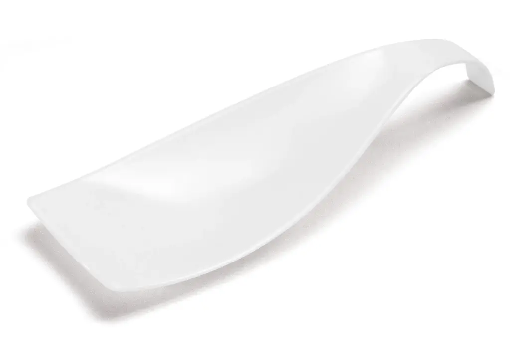 Cuchara degustación PS blanca 16 unidades. 121x42x20 mm