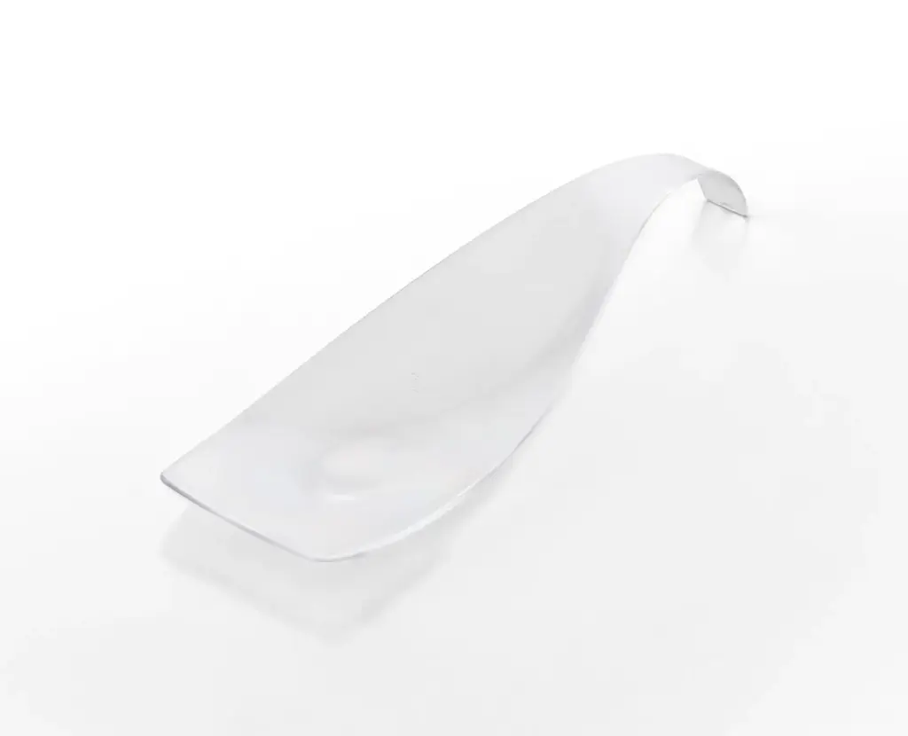 Cuchara degustación PS transparente 16 unidades. 121x42x20 mm