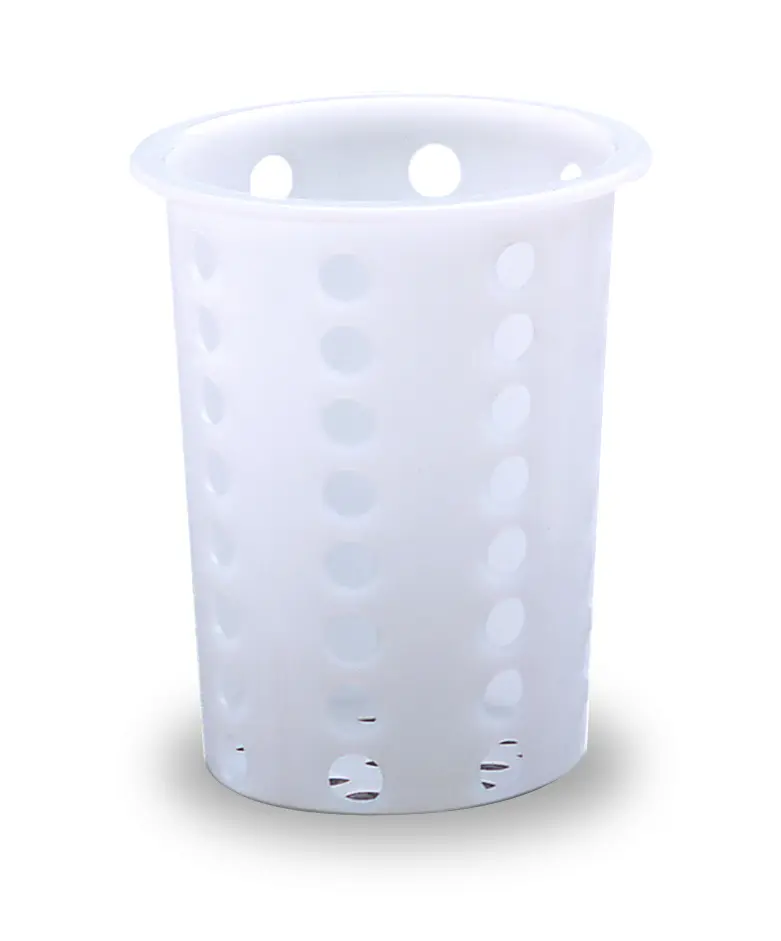 Cestillo cubiertos redondo blanco 97x137 mm