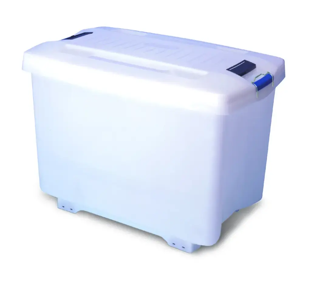 Cubeta Food Bacs C/Tapa Y Ruedas 90 L.