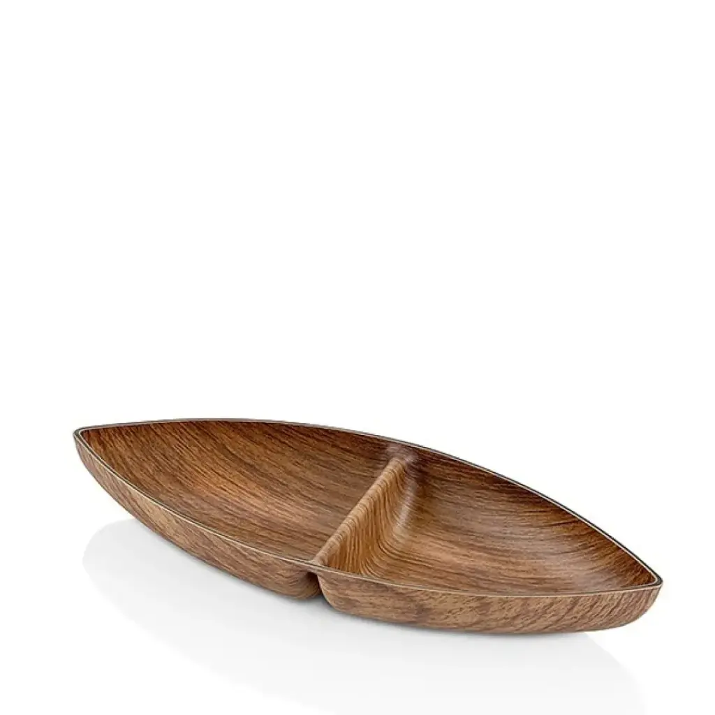 Bandeja Oval 2 Compartimentos Ps. 27x10,5x3,5 cm.