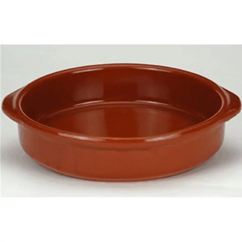 Cazuela barro con asas 10 cm