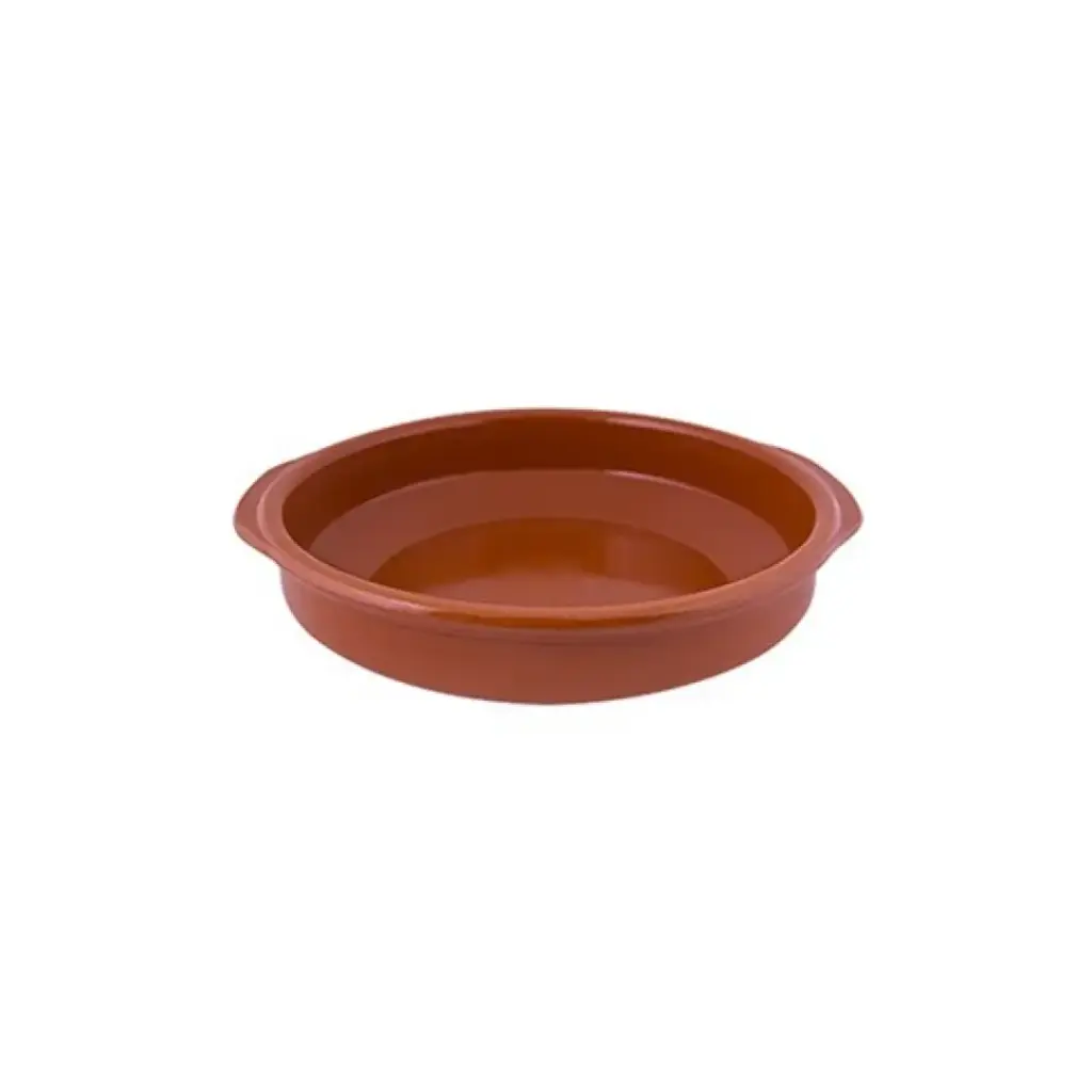 Cazuela barro con asas 20 cm