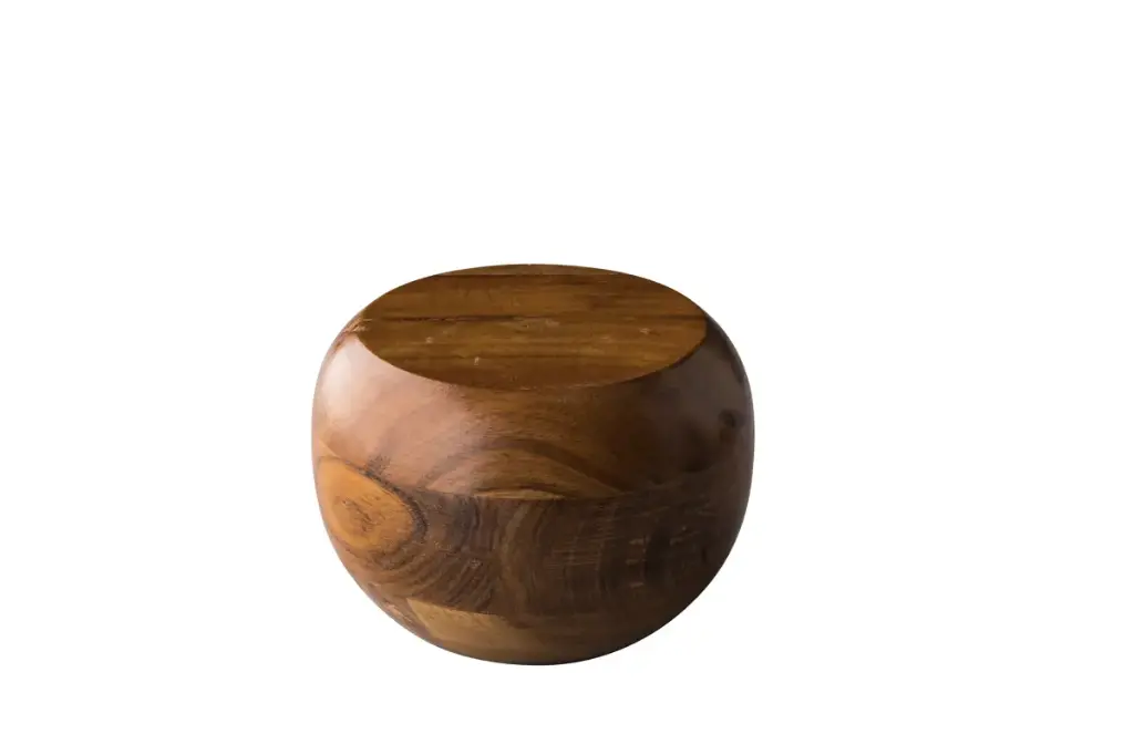 Plato Degustacion Madera Oak Redondo 9,5X7,2 Cm.