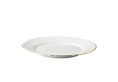 Plato Llano Maria Theresa Filo Oro 28 Cm.